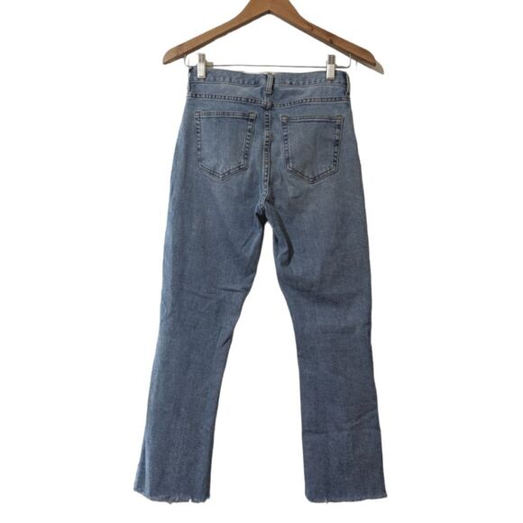 Everlane High Rise Kick Crop Light Wash Size 26 - Picture 2 of 5